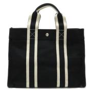 Hermès Vintage Pre-owned Canvas handvskor Black, Dam