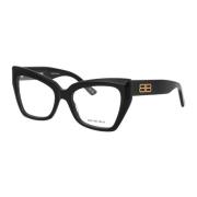 Balenciaga Stiliga Optiska Glasögon Bb0275O Black, Dam