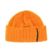 Ader Error Orange alpaca blandning rivington beanie hatt Orange, Herr