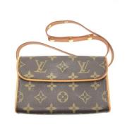 Louis Vuitton Vintage Pre-owned Tyg louis-vuitton-vskor Brown, Dam