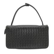 Bottega Veneta Vintage Pre-owned Laeder plnbcker Black, Dam