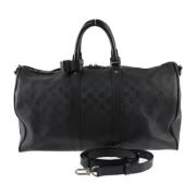 Louis Vuitton Vintage Pre-owned Tyg louis-vuitton-vskor Black, Dam