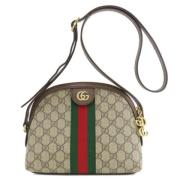 Gucci Vintage Pre-owned Plast axelremsvskor Brown, Dam