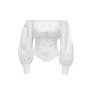 MVP wardrobe Bomullsskjorta White, Dam