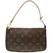 Louis Vuitton Vintage Pre-owned Tyg louis-vuitton-vskor Brown, Dam