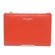 Yves Saint Laurent Vintage Pre-owned Laeder plnbcker Orange, Dam