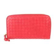 Bottega Veneta Vintage Pre-owned Laeder plnbcker Red, Dam