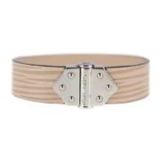 Louis Vuitton Vintage Pre-owned Tyg armband Beige, Dam