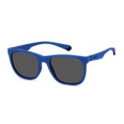 Polaroid Sportiga Unisex Solglasögon Gummy Kollektion Blue, Unisex