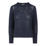 Herno Mysig Nevegal Resort Sweater Blue, Dam