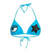 Chiara Ferragni Collection Eyestar Triangel Bikini Turkos Hav Blue, Da...