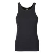 TotêMe Tight Fit Top Black, Dam