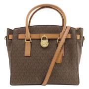 Michael Kors Pre-owned Pre-owned Plast totevskor Brown, Dam