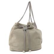 Stella McCartney Pre-owned Pre-owned Tyg axelremsvskor Gray, Dam