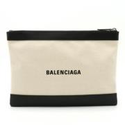 Balenciaga Vintage Pre-owned Canvas balenciaga-vskor Beige, Dam