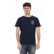 Bikkembergs Army Cotton T-Shirt Blue, Herr