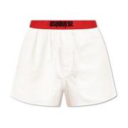 Dsquared2 Bomullsboxers White, Dam