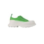 Alexander McQueen Canvas sneakers Green, Dam