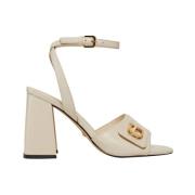 Guess Ivory Klack Sandaler Elegant Sofistikerad Beige, Dam