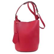 Burberry Vintage Pre-owned Laeder axelremsvskor Red, Dam