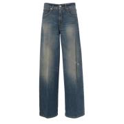 Nine In The Morning Overcarrot Woman Denim Jeans Blue, Dam