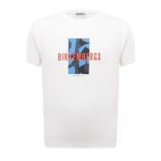 Bikkembergs Herr Logo Print T-shirt White, Herr