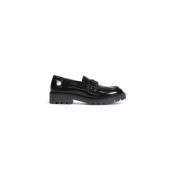 Calvin Klein Metallic Combat Loafer Höst/Vinter Kollektion Black, Dam