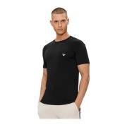 Emporio Armani Slim Logo TShirt - Svart Black, Herr