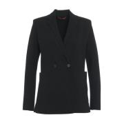 Max Mara Svart Blazer Aw24 Damkläder Black, Dam