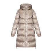 Woolrich Dunjacka med huva Beige, Dam