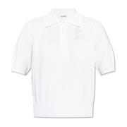 Burberry Polo med logotyp White, Dam