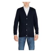 Jack & Jones Stickad knappkardigan Höst/Vinter Kollektion Black, Herr