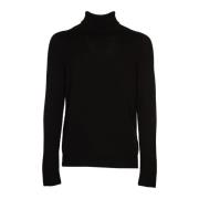 Dondup Svart Dolcevita Sweaters Black, Herr