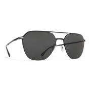 Mykita Amos Solglasögon Svart/Mörkgrå Solid Black, Unisex