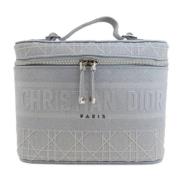 Dior Vintage Pre-owned Canvas handvskor Gray, Dam