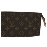 Louis Vuitton Vintage Pre-owned Canvas necessrer Brown, Dam