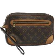 Louis Vuitton Vintage Pre-owned Canvas kuvertvskor Brown, Dam