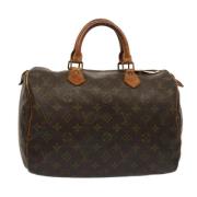 Louis Vuitton Vintage Pre-owned Canvas louis-vuitton-vskor Brown, Dam