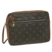 Louis Vuitton Vintage Pre-owned Canvas kuvertvskor Brown, Dam