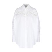 Ermanno Scervino Casual Skjorta med Unik Design White, Dam