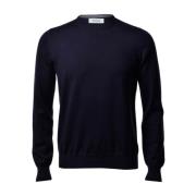 Gran Sasso Stilfull Paricollo Sweater Blue, Herr