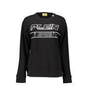 Plein Sport Logo Långärmad Sweatshirt Black, Herr