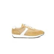 Cerruti 1881 Beige Läder Hög Sula Sneaker Beige, Herr