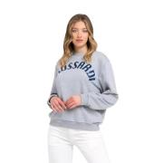 Trussardi Casual Oversized Sweatshirt Gray, Dam