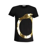 Trussardi Svart T-shirt med tryckt logotyp Black, Herr