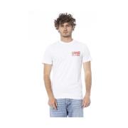 Cavalli Class Logo Print Rund Hals T-shirt White, Herr