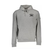 North Sails Grå huva sweatshirt med tryck Gray, Herr