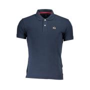 La Martina Elegant Slim Fit Polo med kontrasterande detaljer Blue, Her...