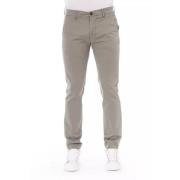 Baldinini Elegant Beige Chino Byxor Beige, Herr