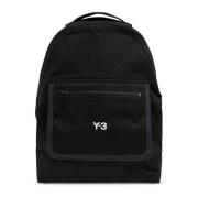 Y-3 Ryggsäck med tryckt logotyp Black, Unisex